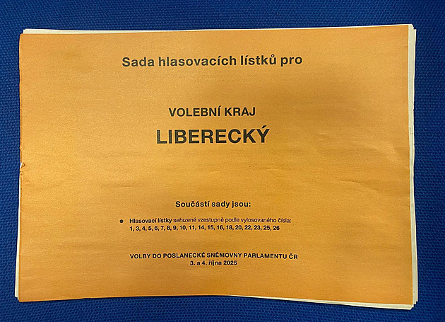 Chybné lístky dostaly v České Lípě téměř tři stovky lidí. Voliče upozorní komise