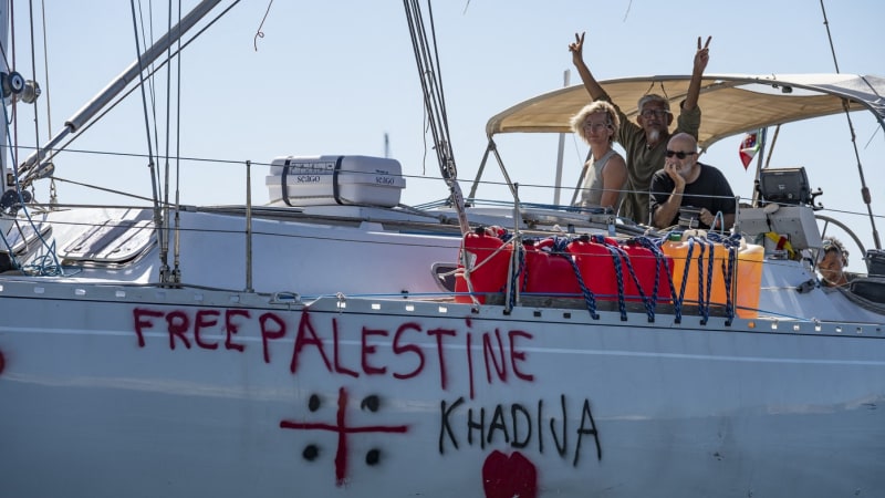 Češku z flotily pro Gazu deportovali z Izraele. Nachází se v Jordánsku, uvedlo ministerstvo