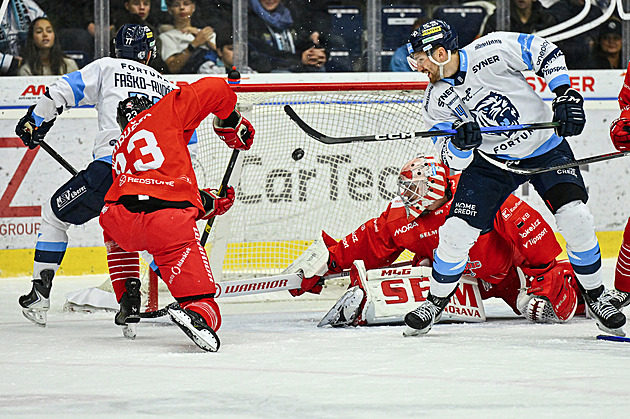 ONLINE: Vítkovice srovnaly s Budějovicemi, Olomouc dotáhla náskok Liberce