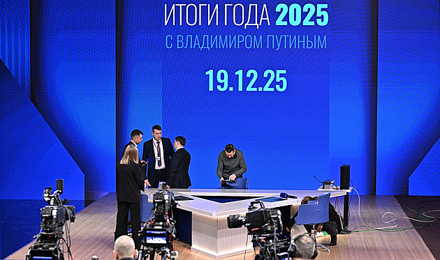 Ukrajina není připravena jednat, tvrdí Putin. Promlouvá na každoroční tiskovce