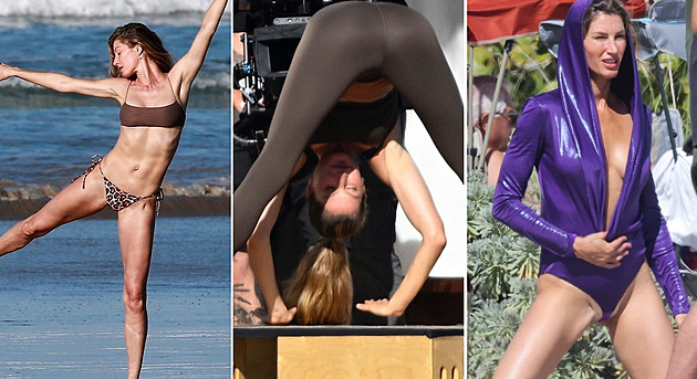 Gisele Bündchenová a její sexy pózy, které by zvládla jen hadí žena