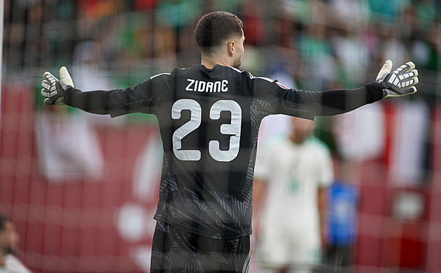 Jmenovka Zidane na reprezentačním dresu. Děda byl pyšný, otec podporující