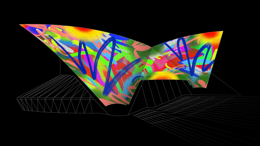 Ikonickou opera v Sydney rozzáří výtvory začínajících umělců. Díla vytvořili na iPadu