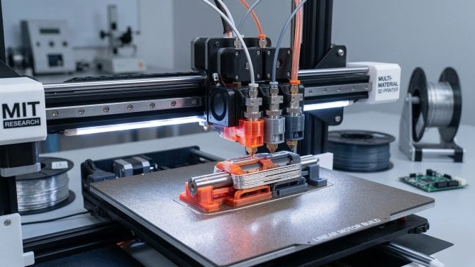 Vědci z MIT vytiskli funkční elektromotor na 3D tiskárně. Stál pár korun a byl hotový za tři hodiny