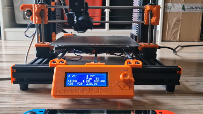 Vzal starší 3D tiskárnu a pomocí Nintendo Switch ji zrychlil o 90 %